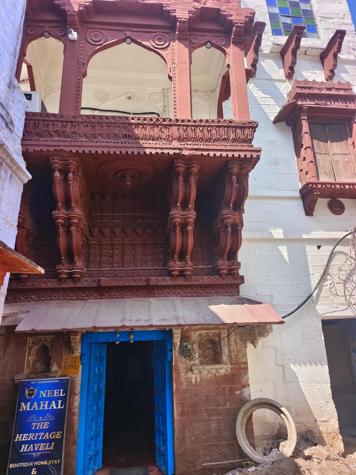 Neel Mahal The Heritage Haveli Jodhpur  Eksteriør billede